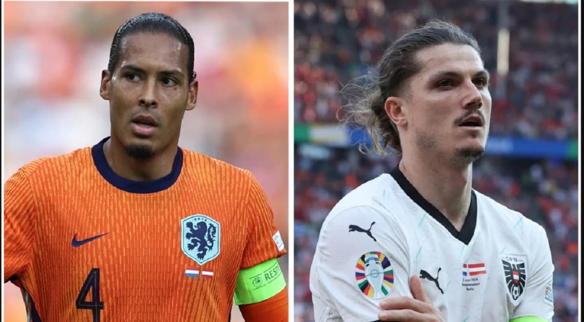Le Néerlandais Virgil van Dijk et l’Autrichien Marcel Sabitzer seront deux des joueurs Ã  suivre lors des huitièmes de finale de l’Euro, le 2 juillet 2024. (AFP)