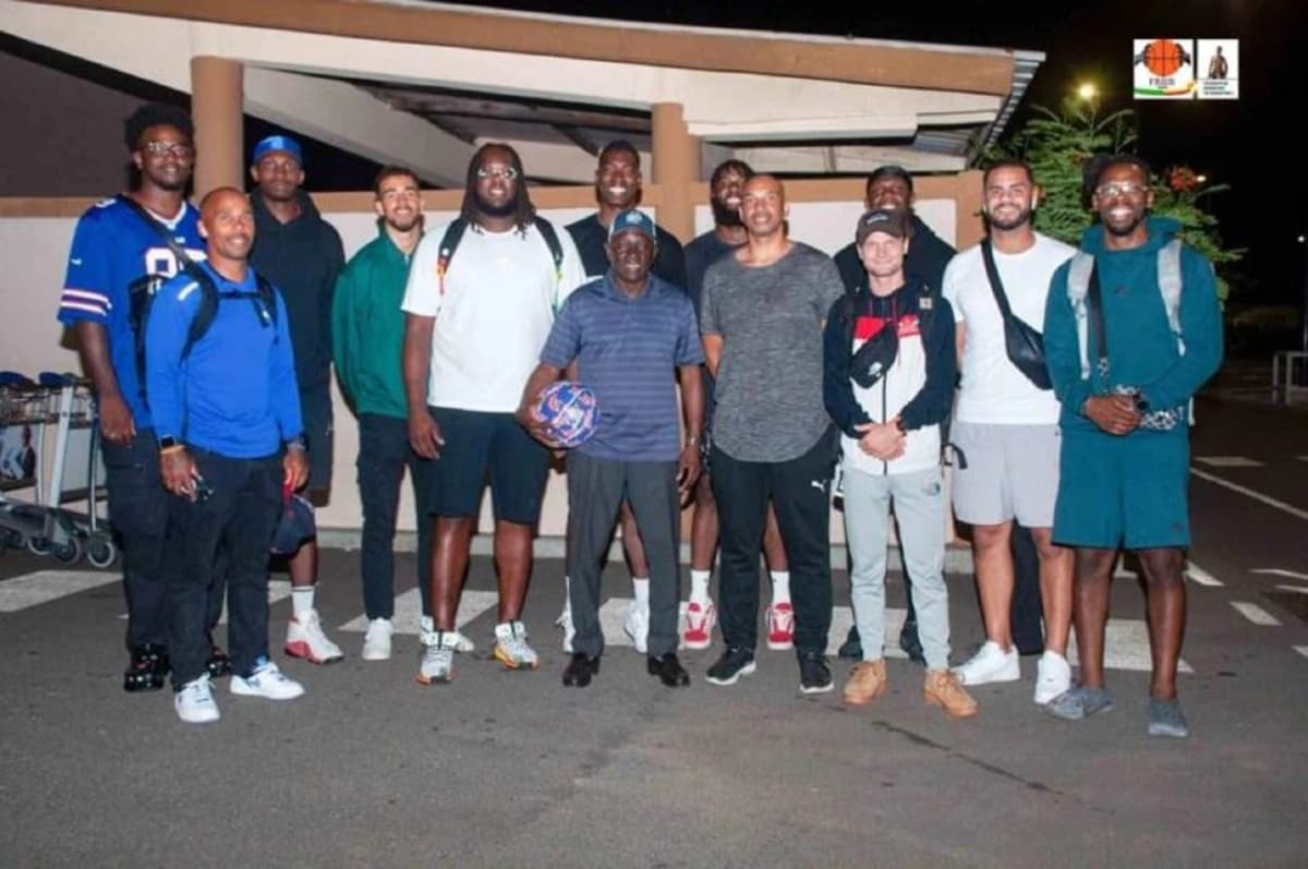 Des basketteurs béninois