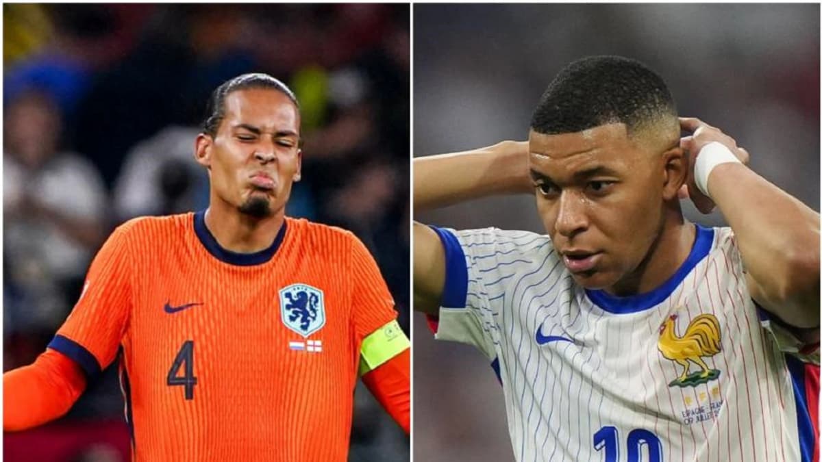 Virgil van Dijk et Kylian Mbappé