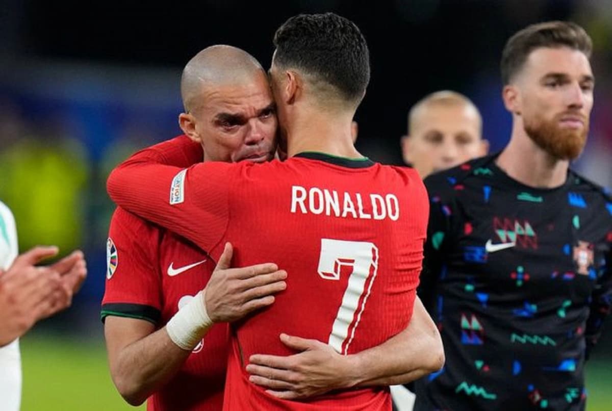 Pepe et Cristiano Ronaldo