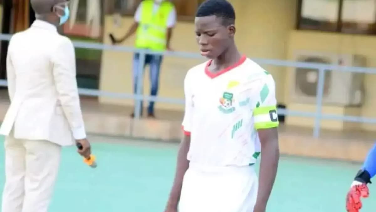 Ouorou Yamirou, capitaine de l'équipe U17 du Bénin