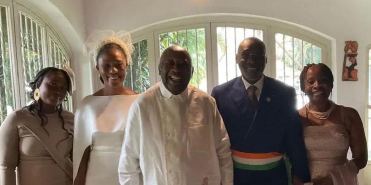 Côte d’Ivoire : Laurent Gbagbo et Nady Bamba se sont mariés