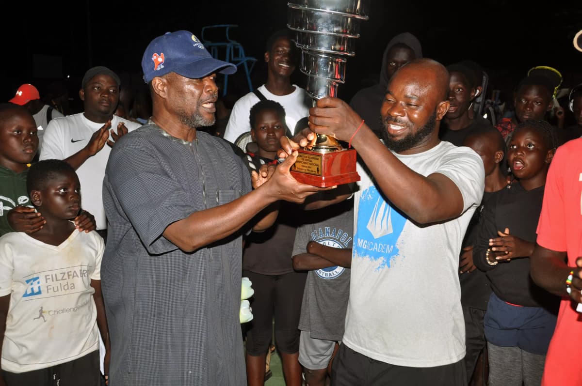 Jean Sègodo, vainqueur du championnat national de tennis 2024