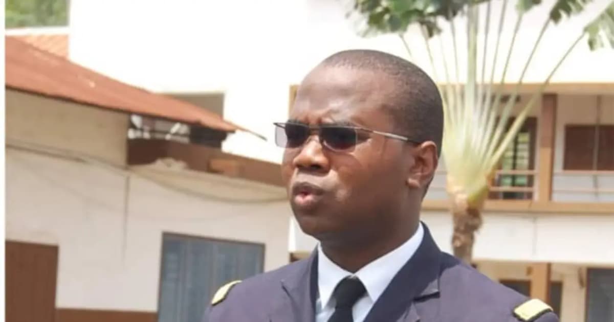 Colonel Levy Stano Adanhodé, commandant de l'Ecole Nationale Supérieure des Armées du Bénin.