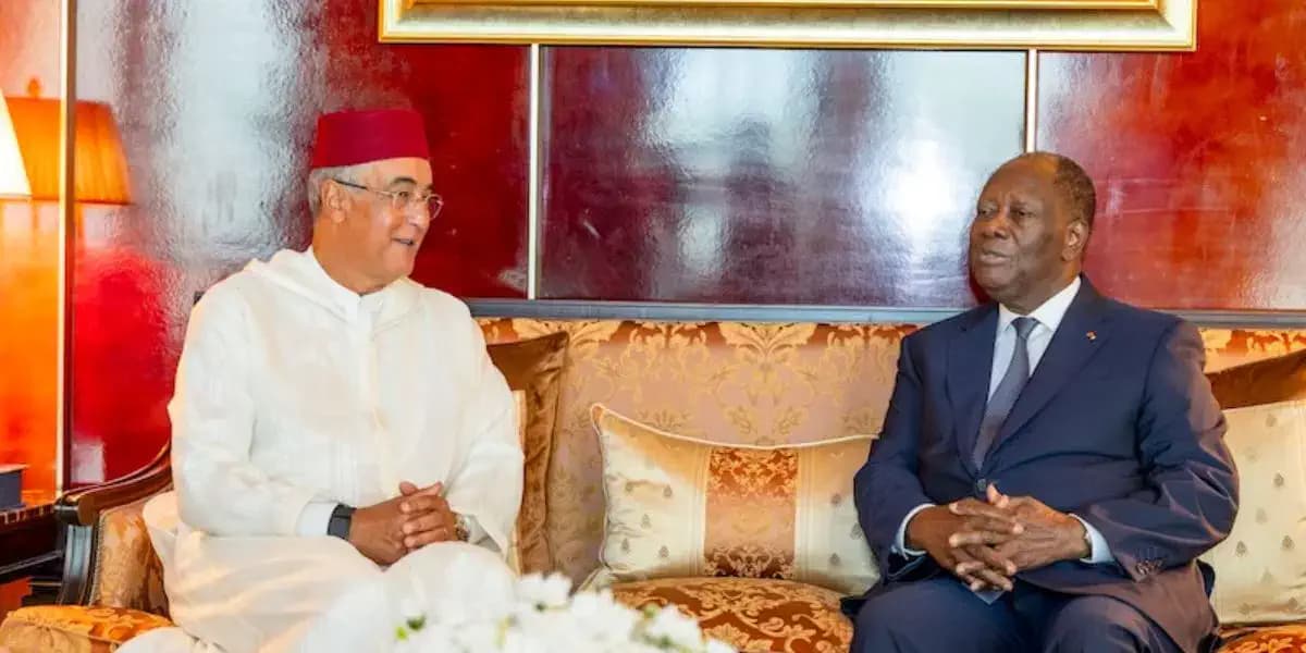 Alassane Ouattara et Abdelmalek KETTANI