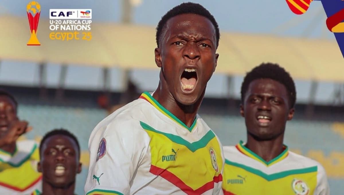 Des joueurs sénégalais lors des phases de groupe de la CAN U20 2025