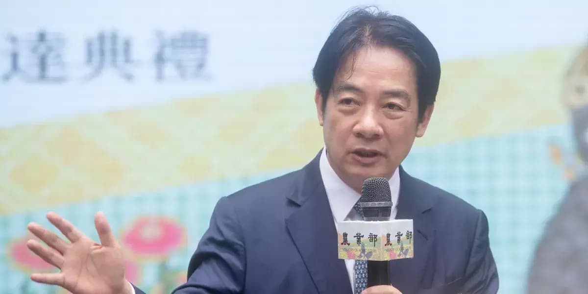 Le président taïwanais Lai Ching-te