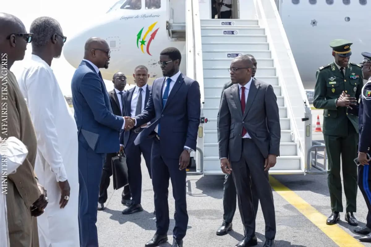 Bénin: arrivée du président sénégalais Bassirou Diomaye Faye à Cotonou