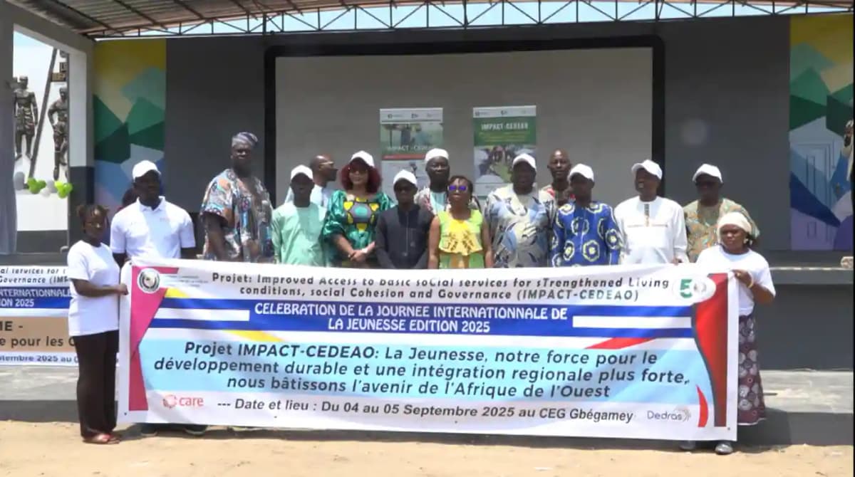 Journée de la jeunesse: Dedras ONG, Care Bénin/Togo et la Cedeao unissent leurs forces pour l’avenir
