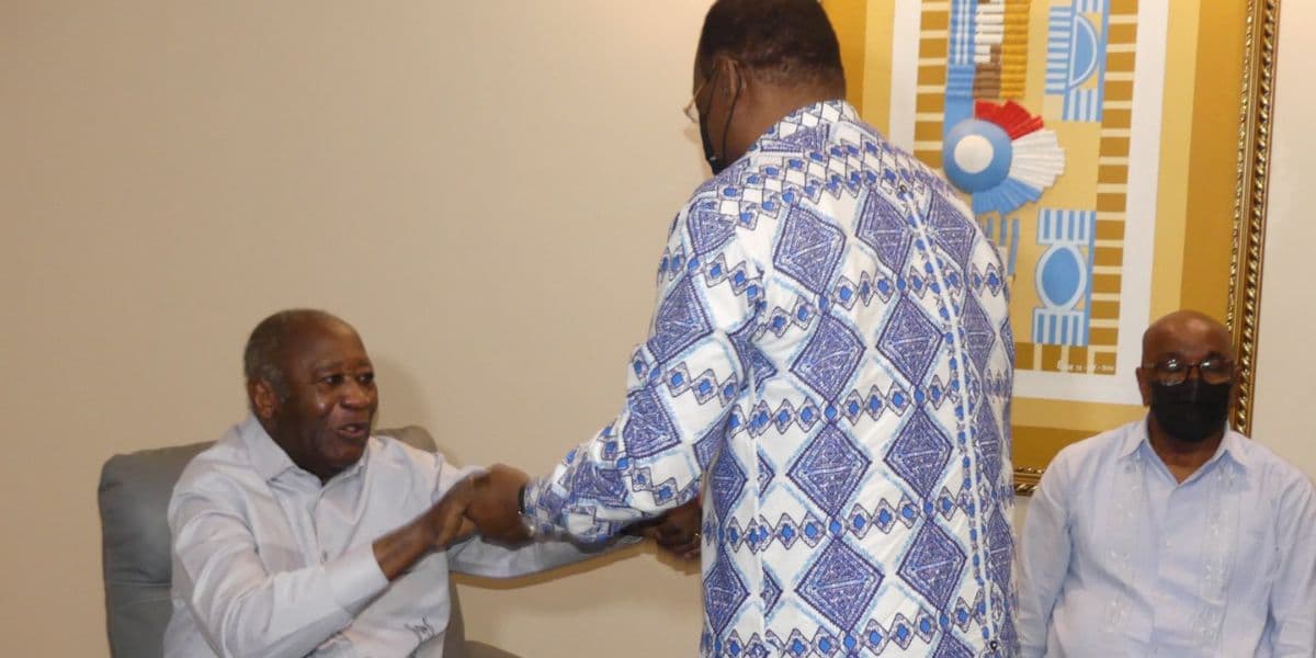 Laurent Gbagbo et Pascal Affi N'Guessan