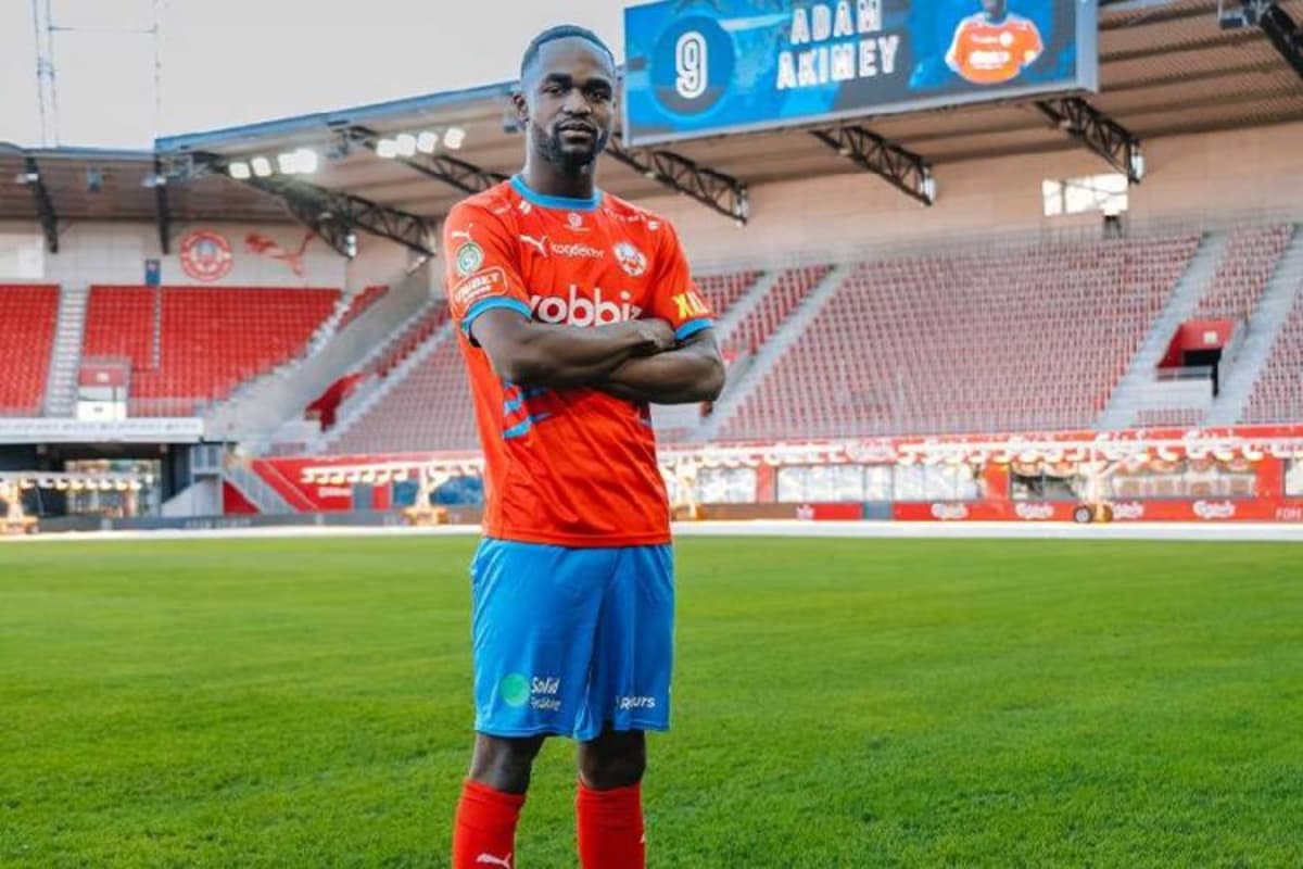 L’attaquant suédo-béninois Adam Akimey,