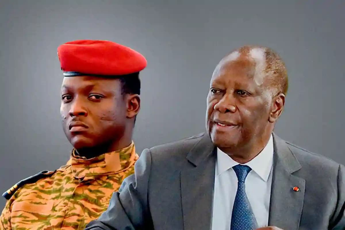 Alassane Ouattara et Ibrahim Traoré