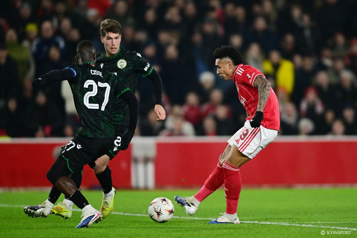 Ligue Europa J8 mi-temps : Nottingham Forest mène Ferencváros, Stuttgart et Young Boys à égalité, Panathinaikos-AS Roma nul