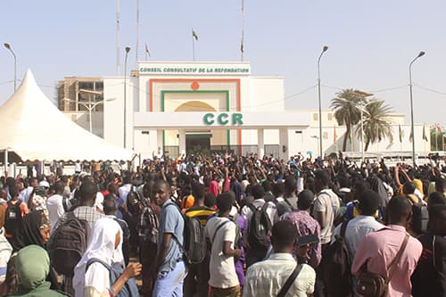 Niger : Manifestation à Niamey pour soutenir le CNSP et les Forces de défense et de sécurité