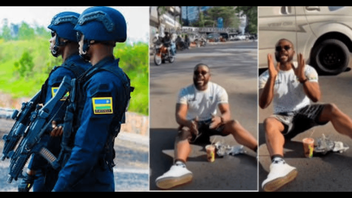 Rwanda: la police met en garde un influenceur Nigérian qui mangeait sur la voie publique