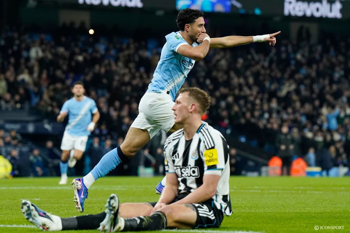Football – League Cup demi‑finale retour : Omar Marmoush titularisé pour Manchester City contre Newcastle