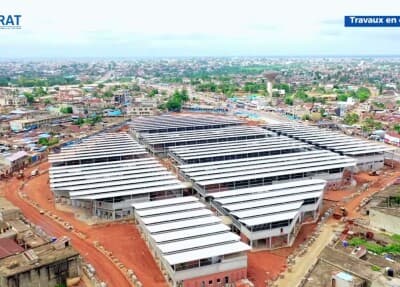 Porto-Novo: le nouveau marché de Ouando totalement reconstruit bientôt opérationnel