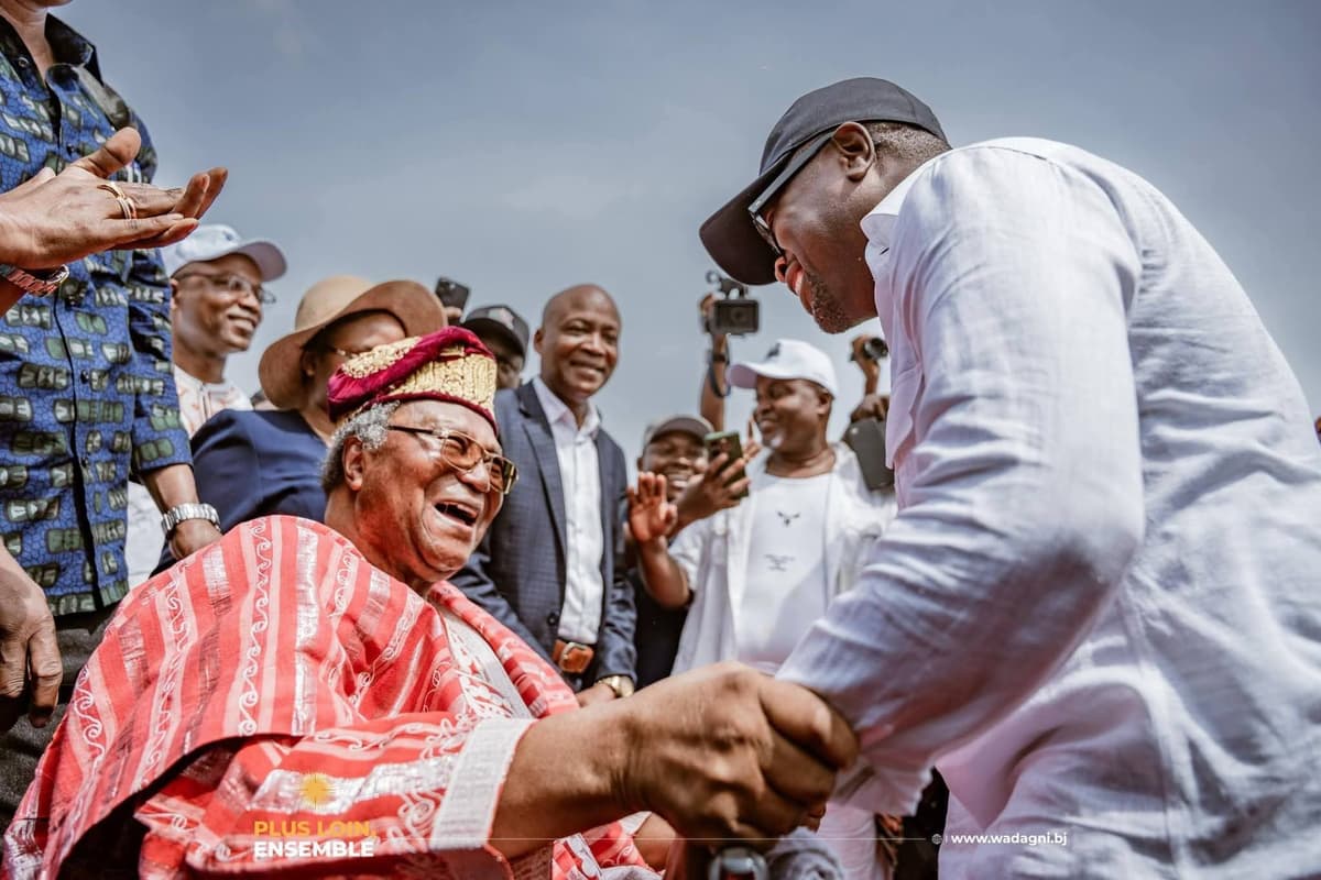 Présidentielle 2026: à Bohicon, Nicéphore Soglo sur le terrain pour le duo Wadagni–Talata