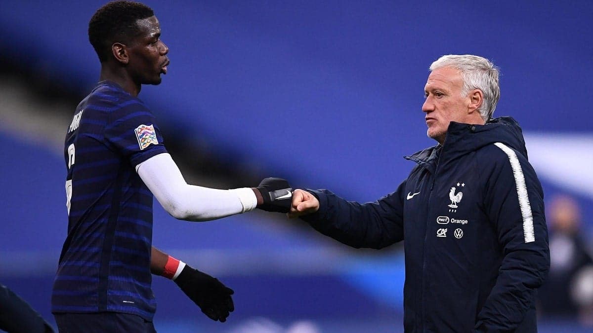 EDF: Didier Deschamps justifie les absences de Kanté et Pogba