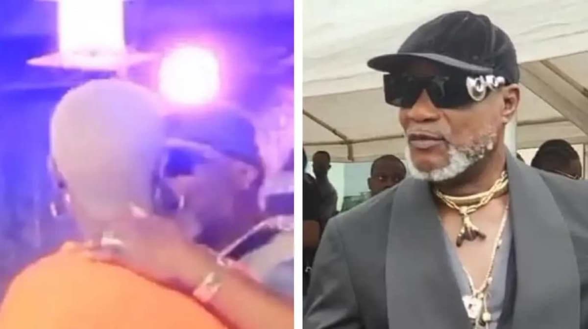 Koffi Olomidé: ce baiser à  sa chanteuse Cindy enflamme la toile (vidéo)