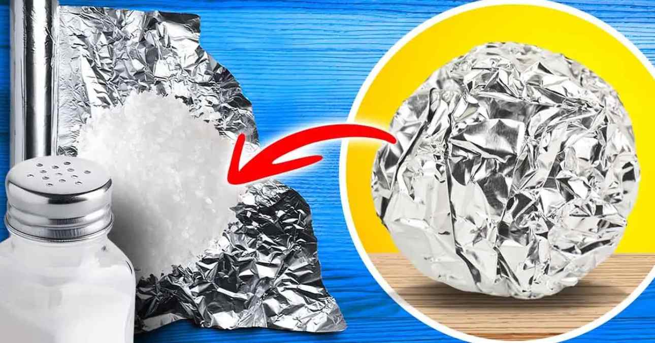 Papier Aluminium et sel: ce duo pour régler de nombreux problèmes domestiques