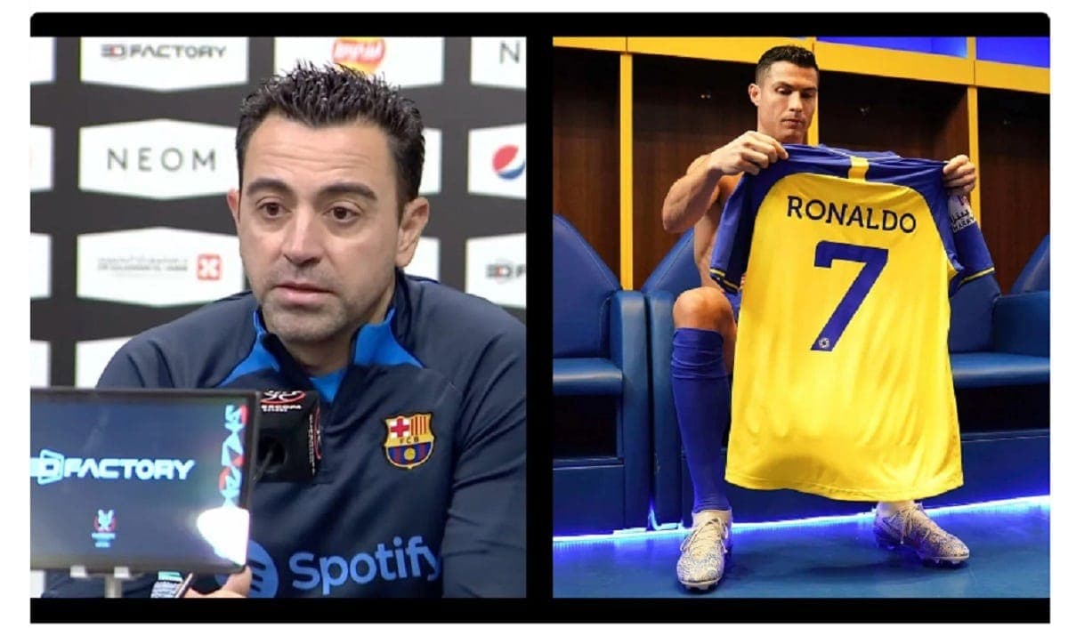 Al Nassr: Xavi juge à  son tour le transfert de Cristiano Ronaldo en Arabie Saoudite