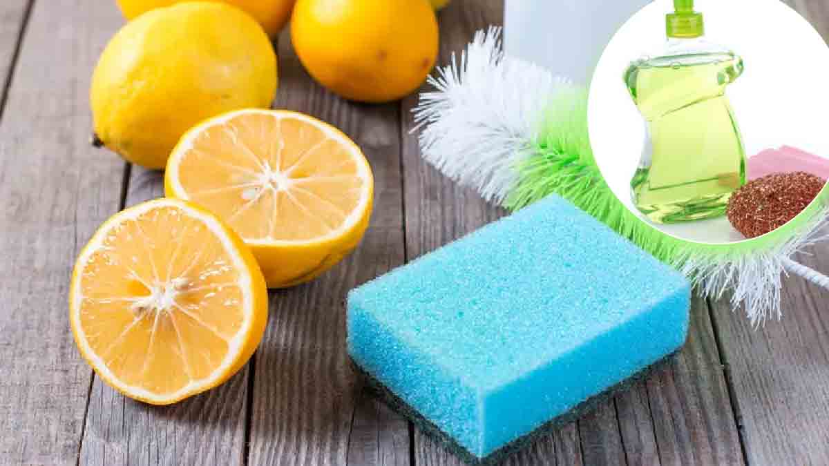 Bon à savoir : vous devez mettre du citron dans l’éponge à vaisselle pour résoudre ce problème