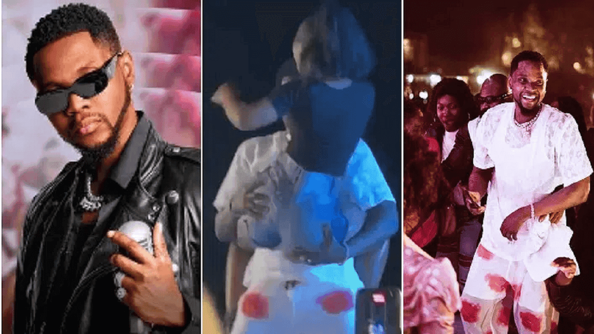 En plein concert, Kizz Daniel tripote les fesses d’une fan sur scène, la toile indignée (vidéo)