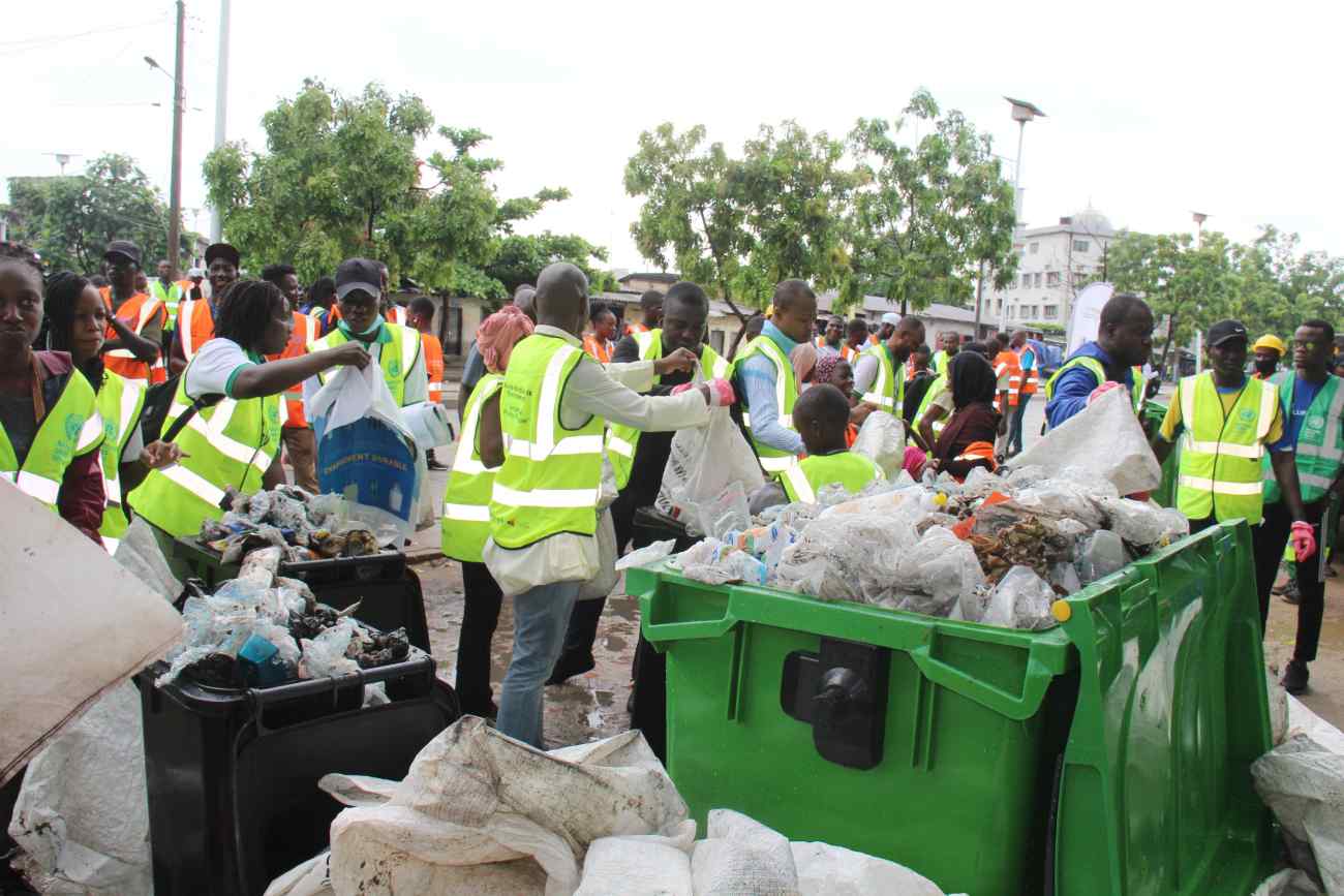 JME 2023 au Bénin: les Nations Unies en campagne contre la pollution plastique à Zongo