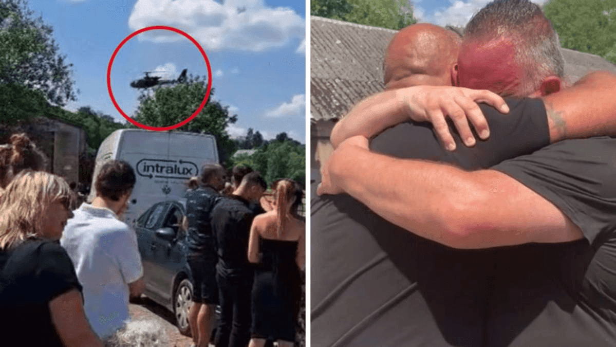 Belgique: il simule sa mort et réapparaît en hélicoptère lors de ses funérailles (vidéo)