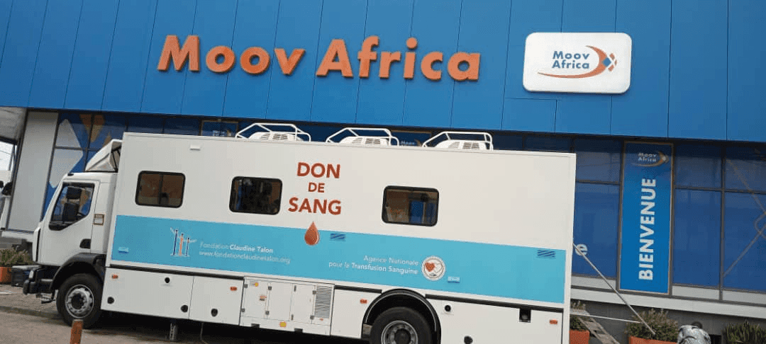 Don de sang à  la Fondation Moov Africa Bénin pour sauver des vies