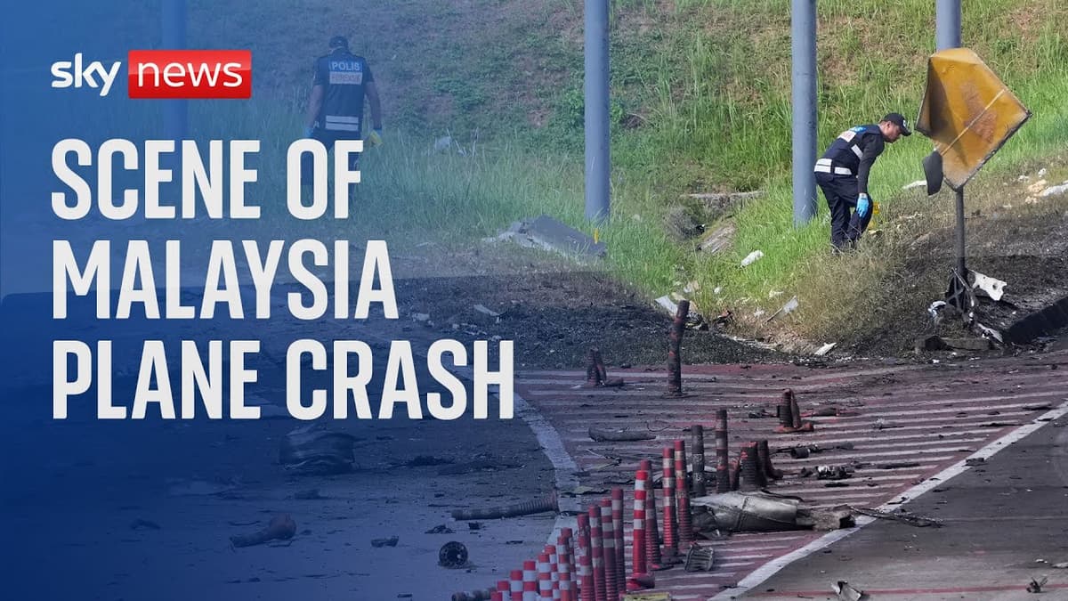 Malaisie: au moins dix morts après le crash d’un avion sur une route (Vidéo)