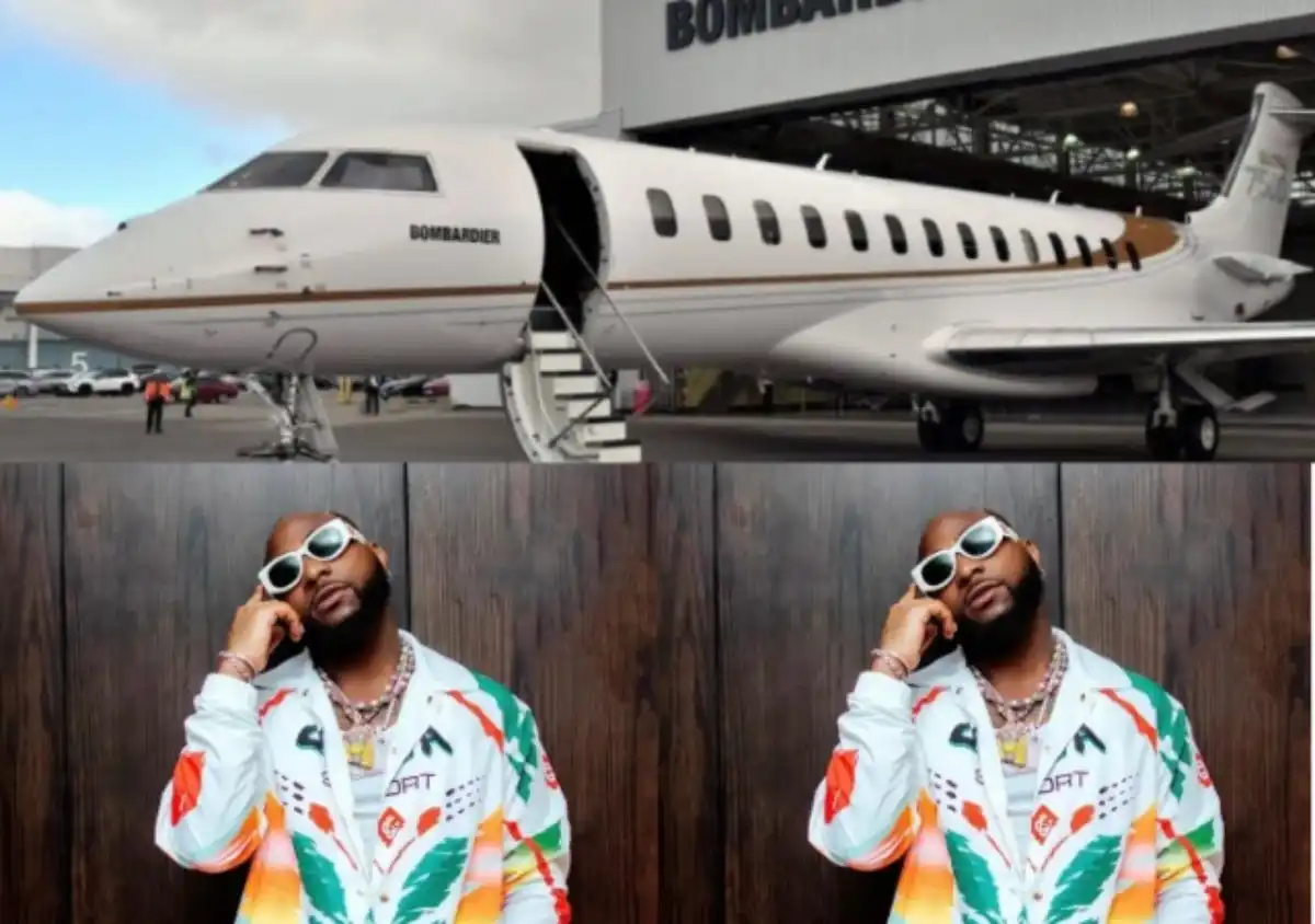 Davido: la star nigériane s’offre un luxueux jet privé Bombardier 7500