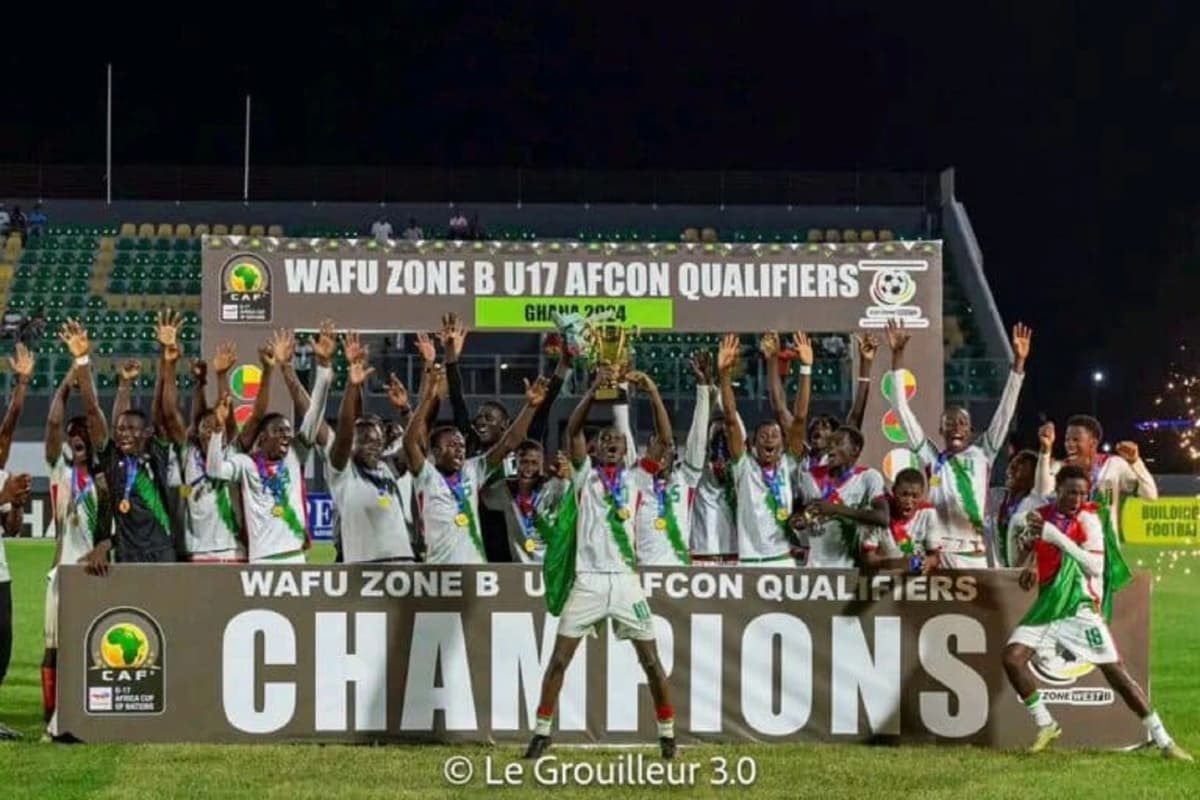 Tournoi UFOA B U17: le Burkina Faso écrase la Côte d’Ivoire et s’offre le sacre