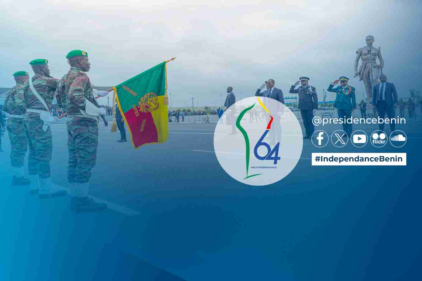 64è anniversaire de l’indépendance du Bénin: le dispositif sécuritaire renforcé