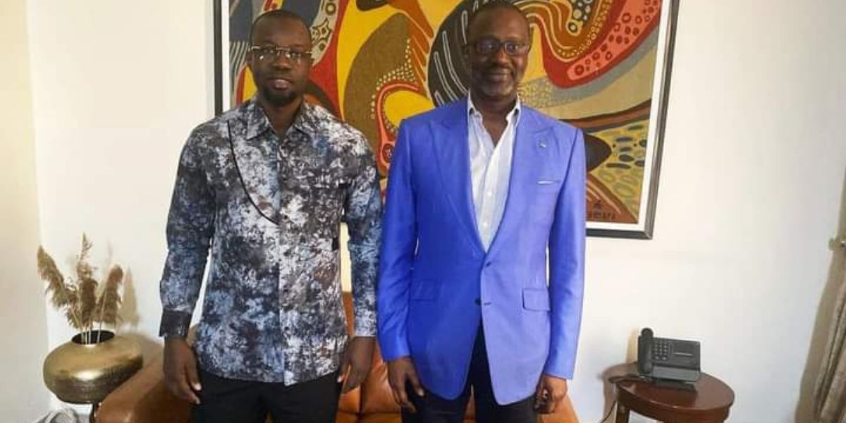 Sénégal : Tidjane Thiam reçu par Ousmane Sonko à Dakar