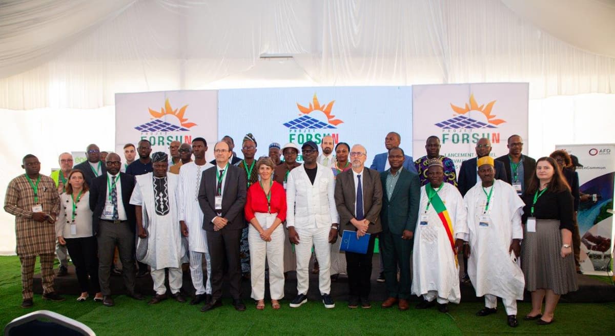 Le Bénin lance la construction de FORSUN, sa plus grande centrale solaire grà¢ce à L’UE