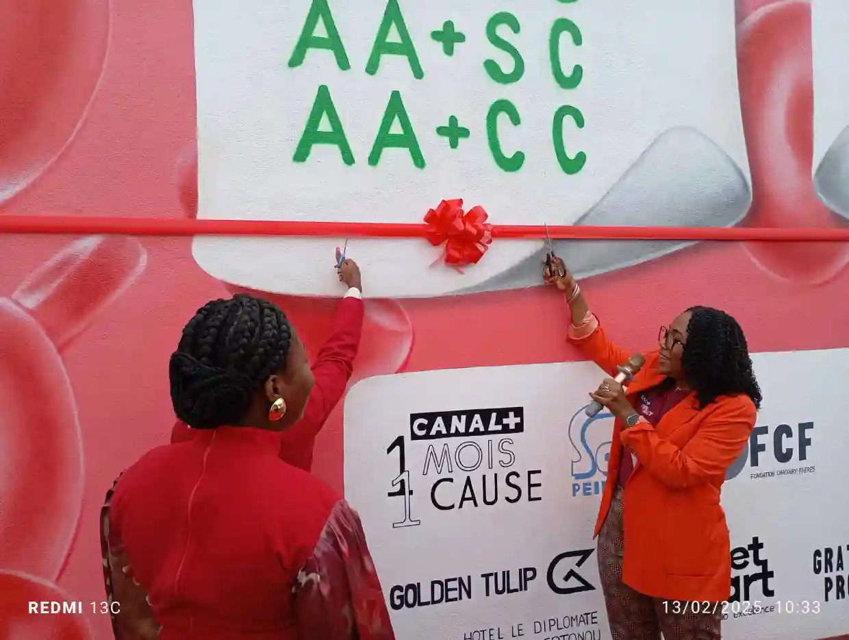 Mur de l’Amour: Canal+ Bénin et 1000 pour Sang engagés contre la drépanocytose et pour la promotion du don de sang