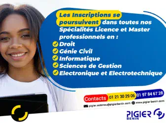 Bénin : PIGIER recrute des enseignants permanents d’anglais, candidatures jusqu’au 30 septembre