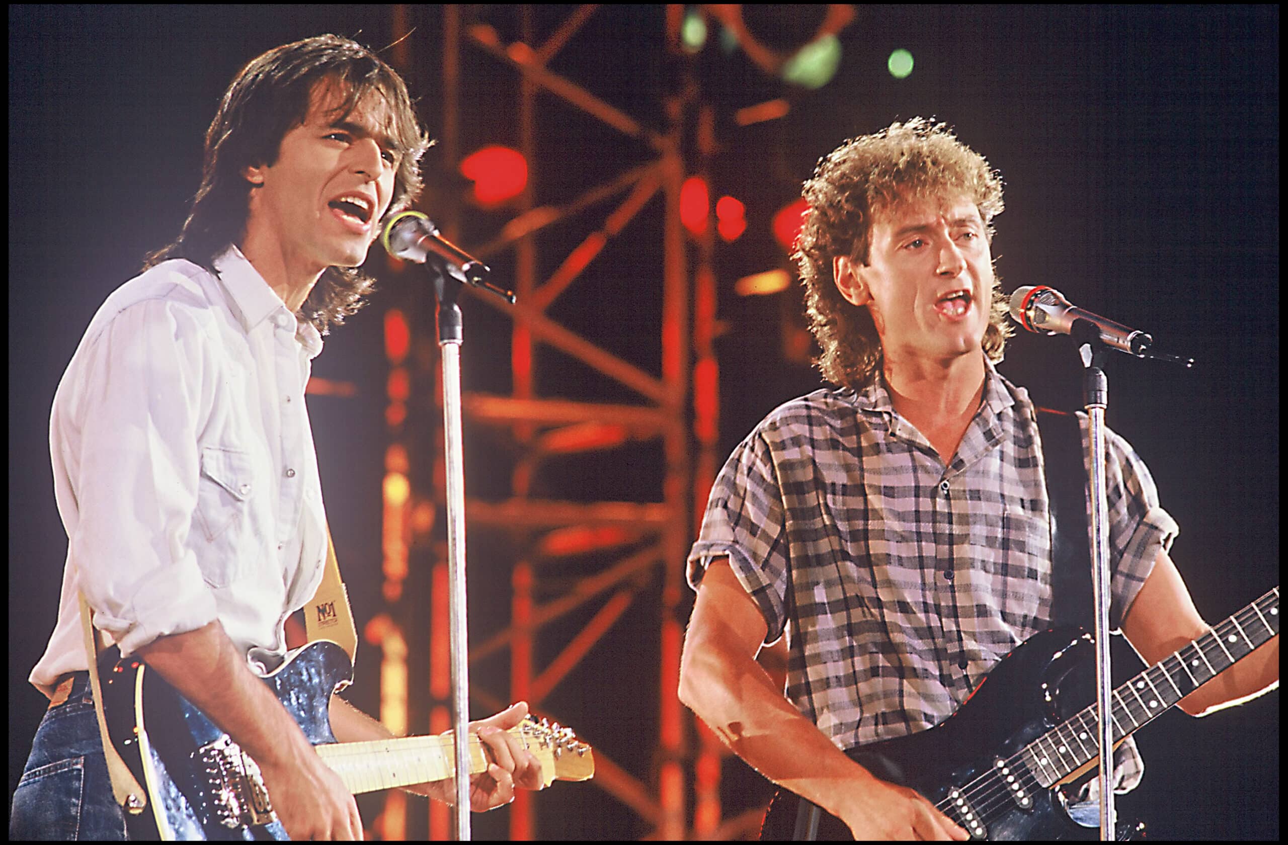 Michael Jones en deuil avec Jean-Jacques Goldman sans Carole Fredericks