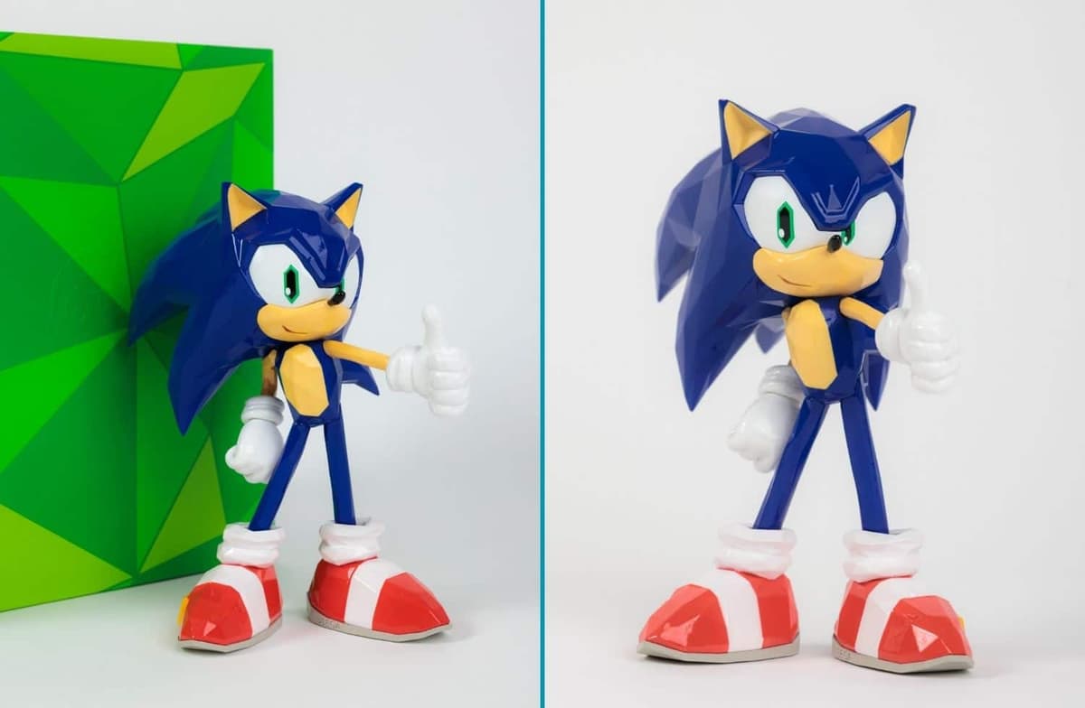 Richard Orlinski transforme Sonic en œuvre d’art