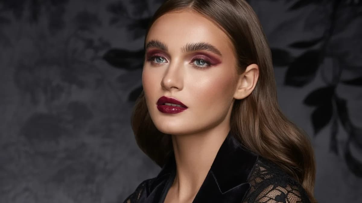 Vamp Romantic la tendance beauté sombre et glamour qui remplace le clean girl look