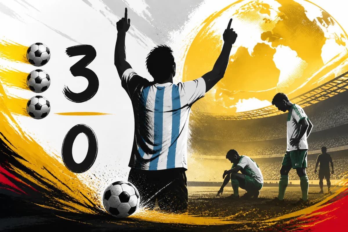 Mondial 2026 : l’Argentine domine l’Algérie 3-0 avec un triplé de Messi