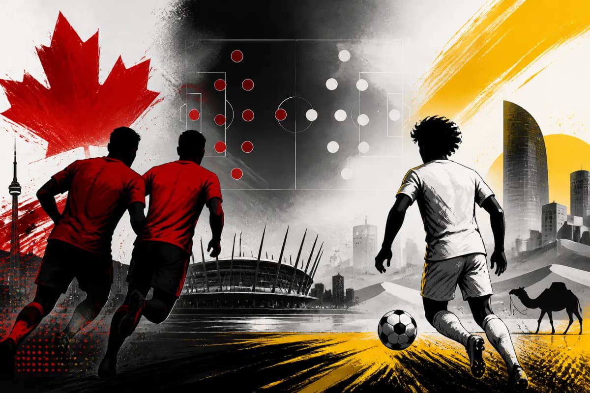 Mondial 2026 : Canada-Qatar, David et Larin en 4-4-2 face au 4-3-3 d’Afif