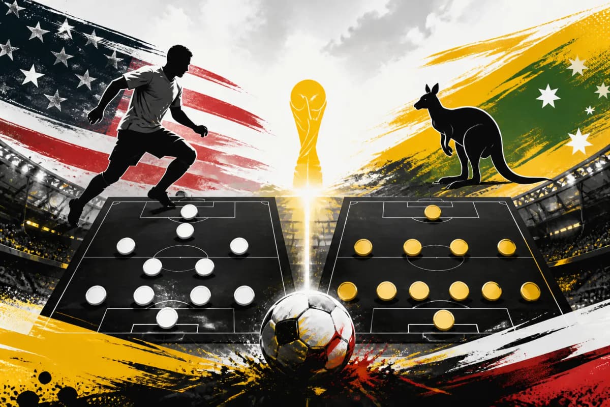 Mondial 2026 : les États-Unis en 4-2-3-1 avec Balogun face à l’Australie en 5-4-1