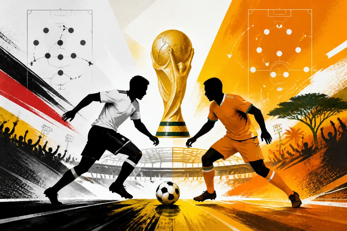 Mondial 2026 : Allemagne – Côte d’Ivoire, Musiala et Wirtz dans un 4-2-3-1 face au 4-4-2 ivoirien