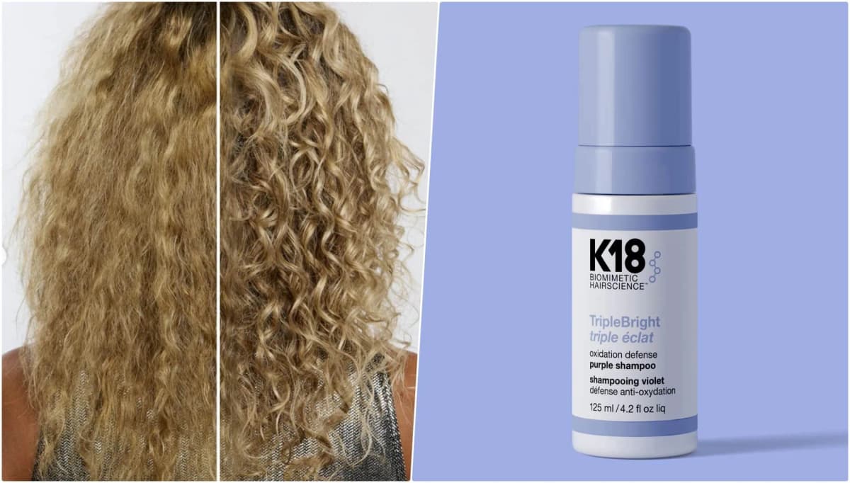 K18 présente « Un blond comme au premier jour », un soin pour cheveux blonds en été
