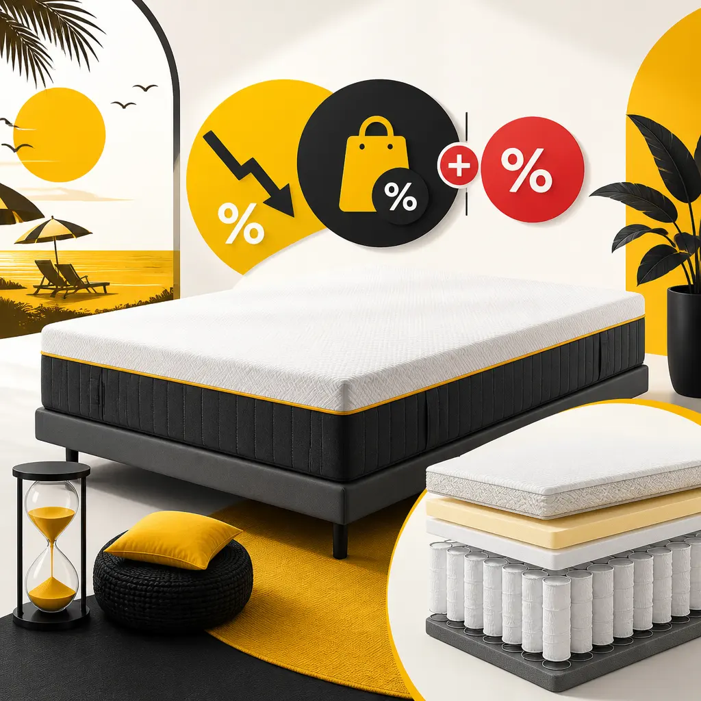 Soldes d’été : double réduction sur le matelas star Emma Original