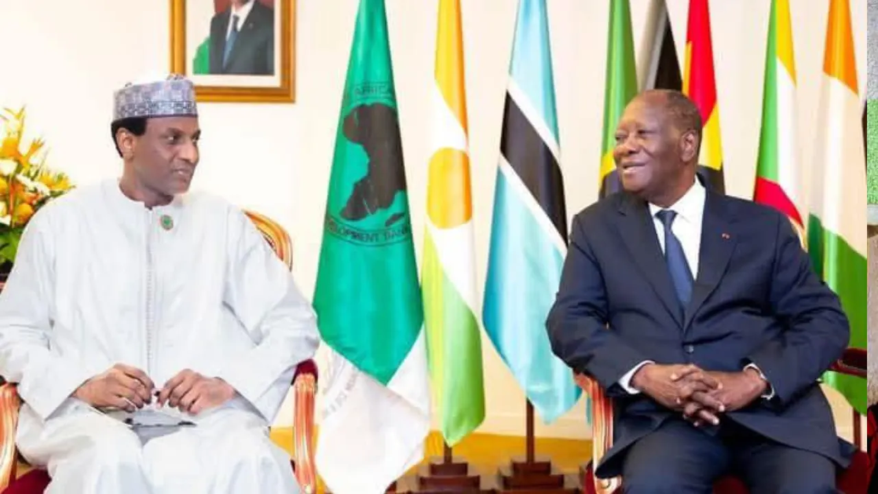 Ouattara meets Lamine Zeine in Abidjan on sidelines of AfDB summit
