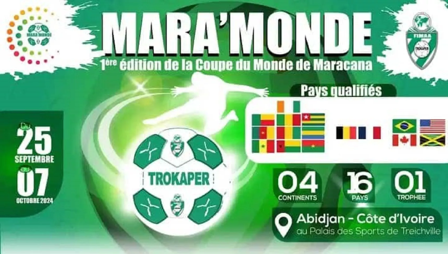 Mara’Monde 2026: Vice-champions Benin drawn with Belgium, Mali, and Jamaica